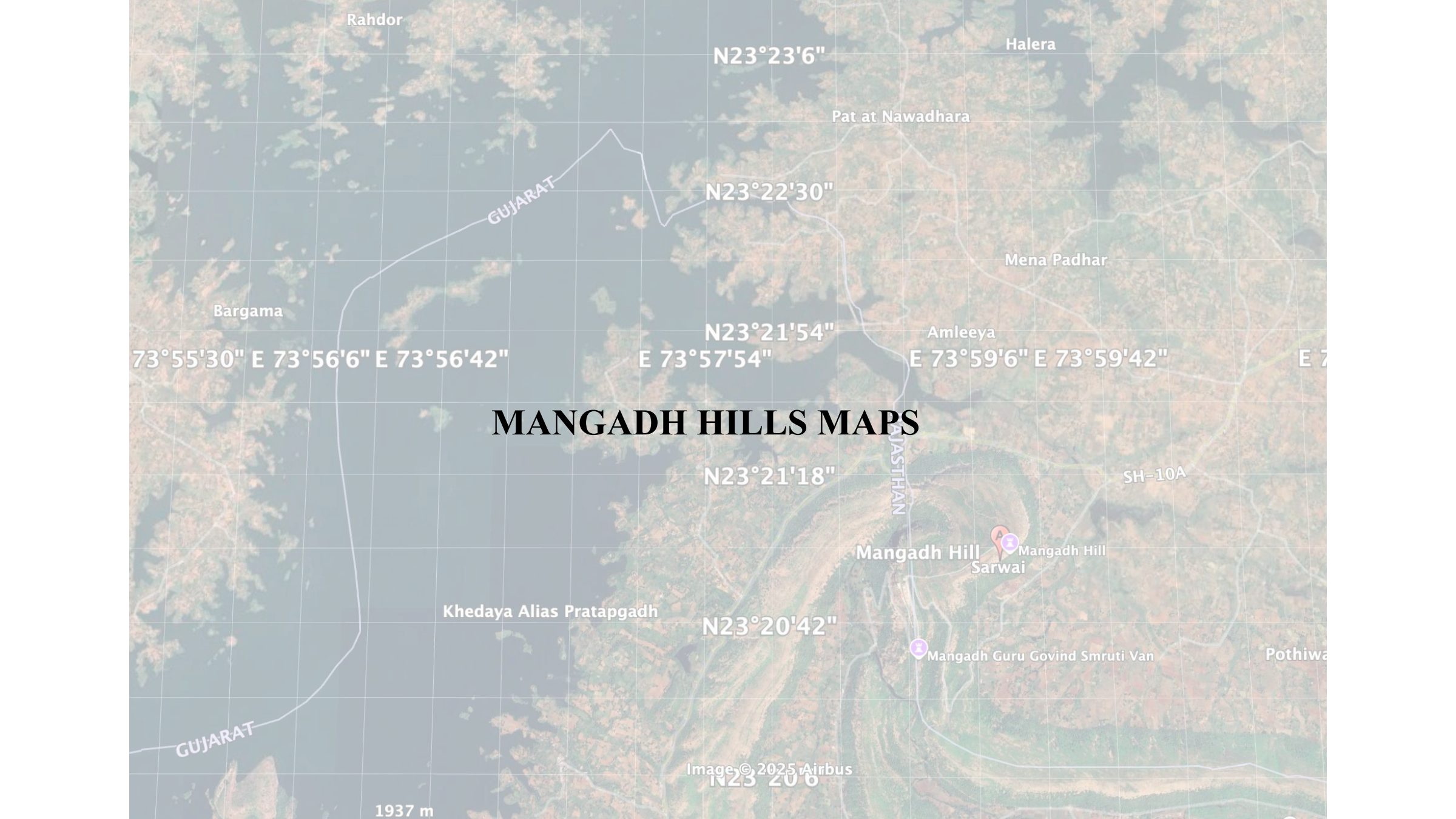 Mangadh Hills maps